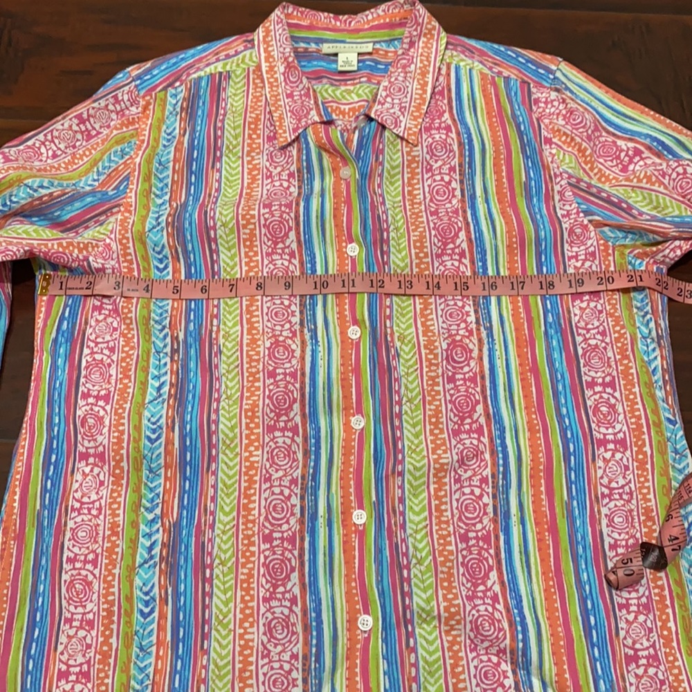 Multicolor Appleseed’s Button Down Blouse - image 5